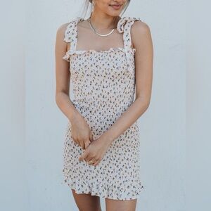 Free People Bella Smocked Slip Dress Size Medium